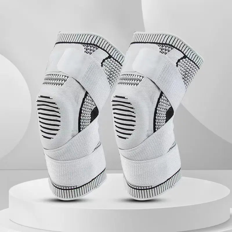 OLLAS Knee Braces, 2-Pack, Knee Support Compression Sleeves, Fitness Sports Knee Braces, Women'S & Men'S Compression Suitable for Running, Fitness, Basketball