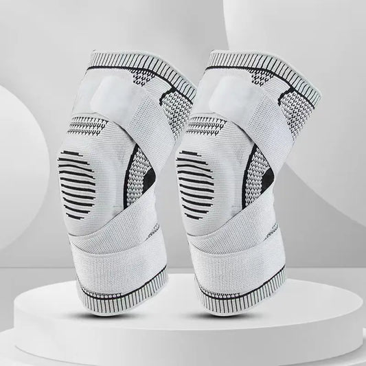 OLLAS Knee Braces, 2-Pack, Knee Support Compression Sleeves, Fitness Sports Knee Braces, Women'S & Men'S Compression Suitable for Running, Fitness, Basketball