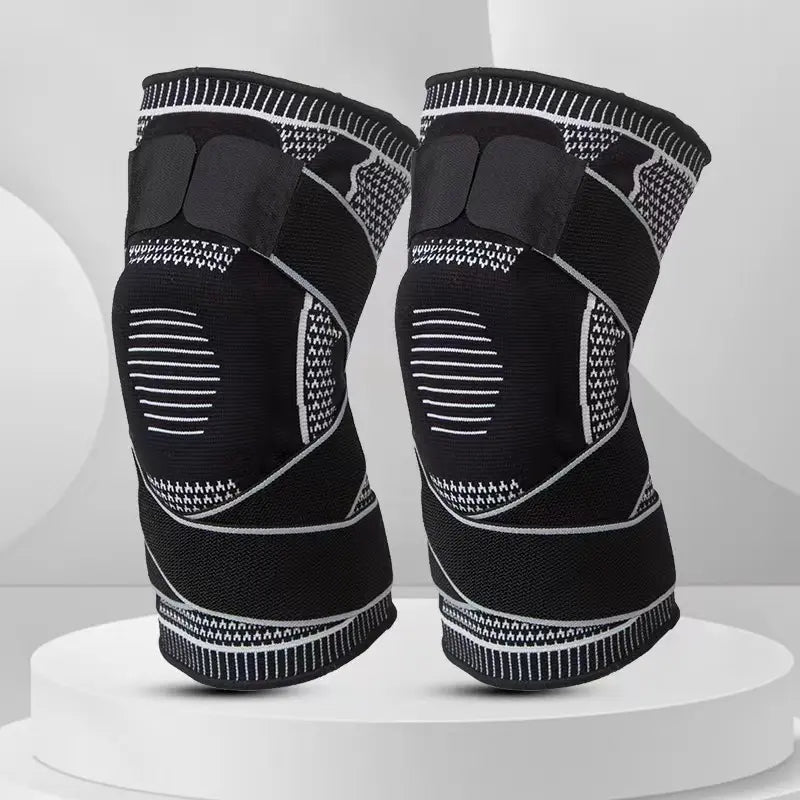 OLLAS Knee Braces, 2-Pack, Knee Support Compression Sleeves, Fitness Sports Knee Braces, Women'S & Men'S Compression Suitable for Running, Fitness, Basketball