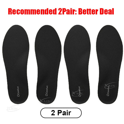 【Xxin】Arch Support Shoe Insole Elastic Sports Shock Absorbing Insoles Genuine Cowhide Insole Size 35-46