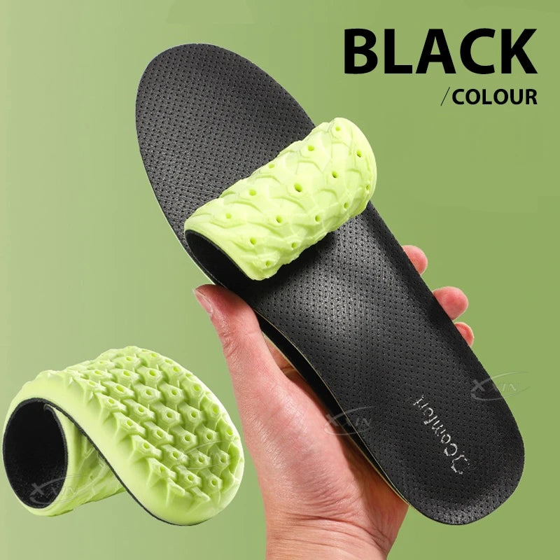 【Xxin】Arch Support Shoe Insole Elastic Sports Shock Absorbing Insoles Genuine Cowhide Insole Size 35-46