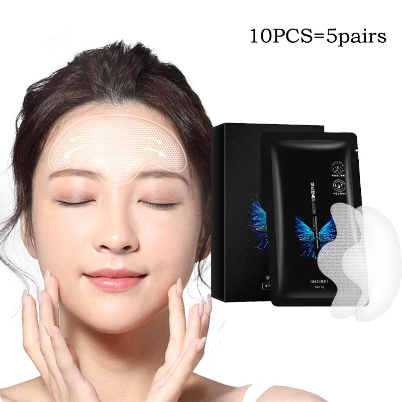 5PCS anti Wrinkle Aging Face Sticker Eye Mask Forehead Neck Anti-Wrinkle Patches