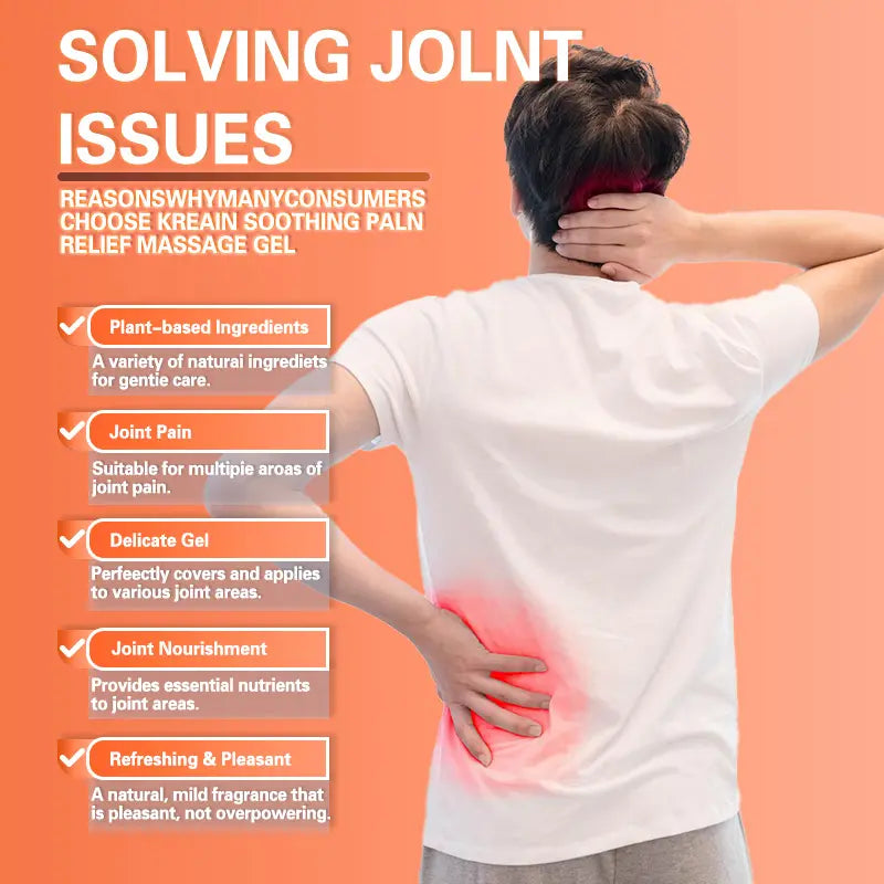 Etrnits Joint Relief Massage Cream 100G for Knee Lumbar Neck Hand & Foot Repair Therapeutic Gel for Muscle Relief and Pain Management
