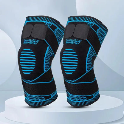 OLLAS Knee Braces, 2-Pack, Knee Support Compression Sleeves, Fitness Sports Knee Braces, Women'S & Men'S Compression Suitable for Running, Fitness, Basketball